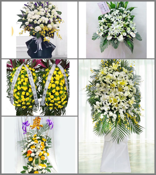 福建福州闽侯县上街镇岐头村白事花篮预定